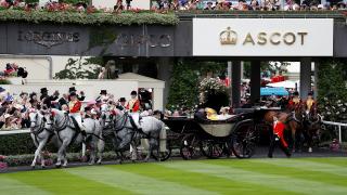 The Queen arrives at Royal Ascot